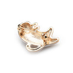 Cat Brooch <br> Brown Strips White Cat - The Cat Paradise