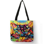 Cat Tote Bag <br> Multicolor Cat - The Cat Paradise