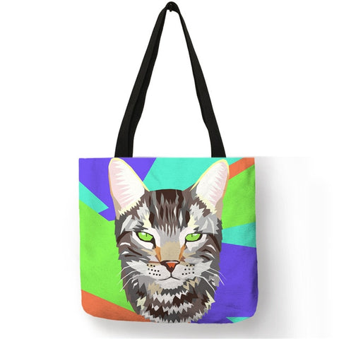 Cat Tote Bag <br> Grey Cat - The Cat Paradise