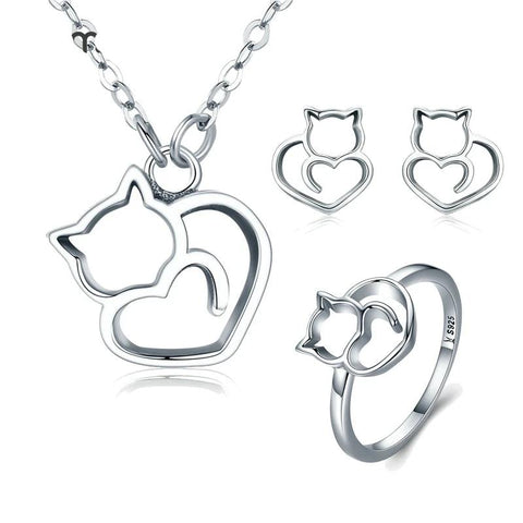 Cat Jewelry Set <br> Cute Cat - The Cat Paradise