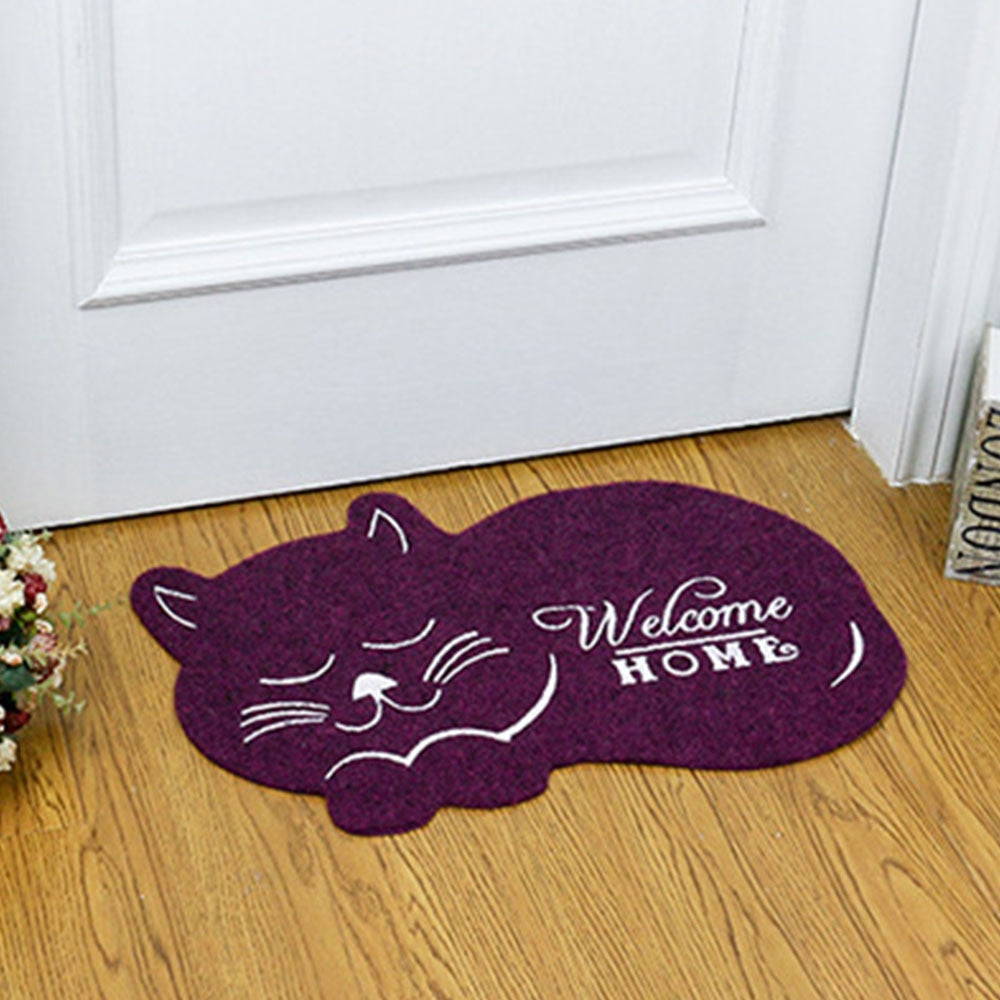 funny cat welcome mats