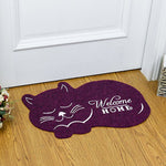 funny cat welcome mats