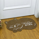 cat lovers and weirdos welcome mat