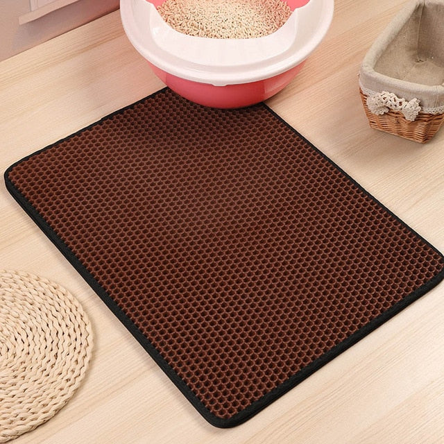 Cat Litter Mat <br/> Brown - The Cat Paradise