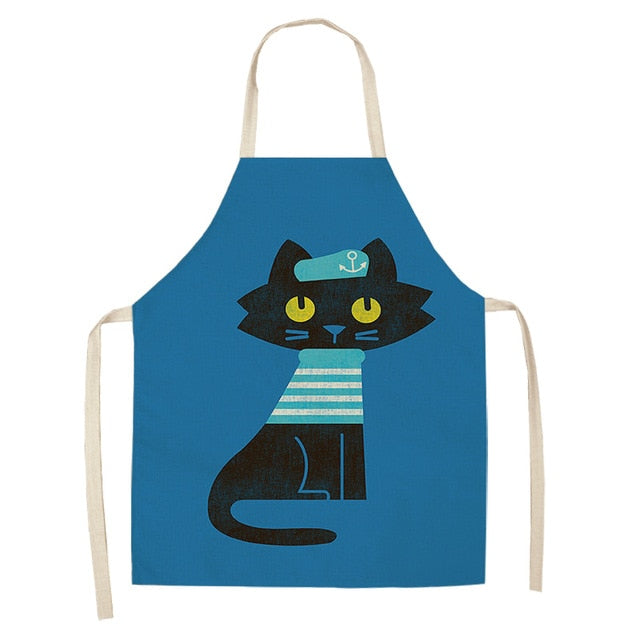 Cat Apron <br> Black Sea Cat - The Cat Paradise