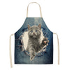 Cat Apron <br> Grey Kitten - The Cat Paradise