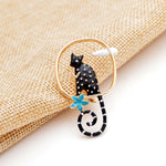 Cat Brooch - Long-tailed cat - The Cat Paradise