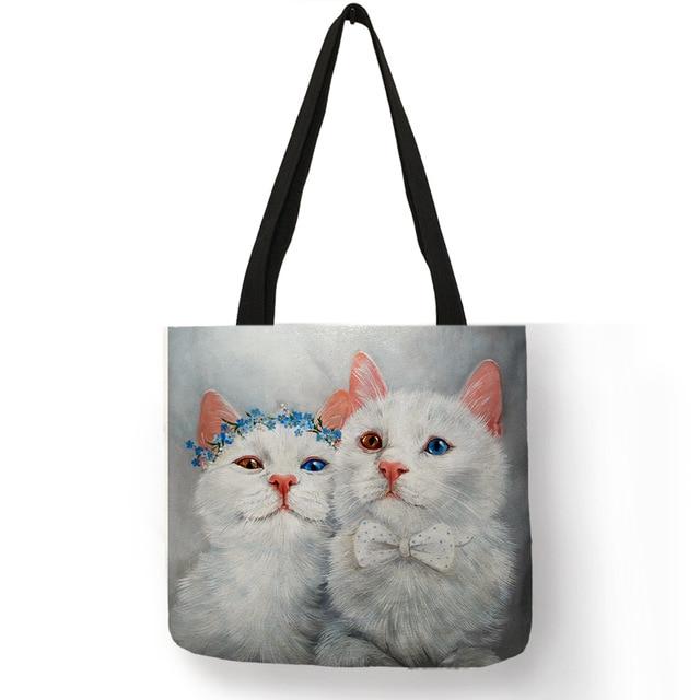 Cat Tote Bag <br> 2 Cats - The Cat Paradise