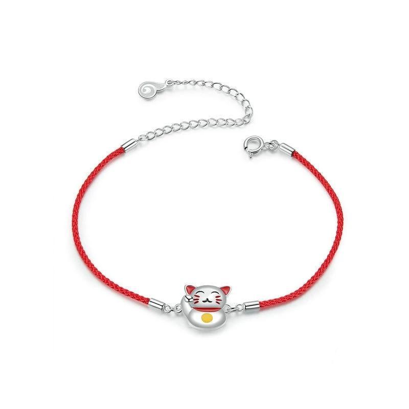 Japanese lucky cat bracelet